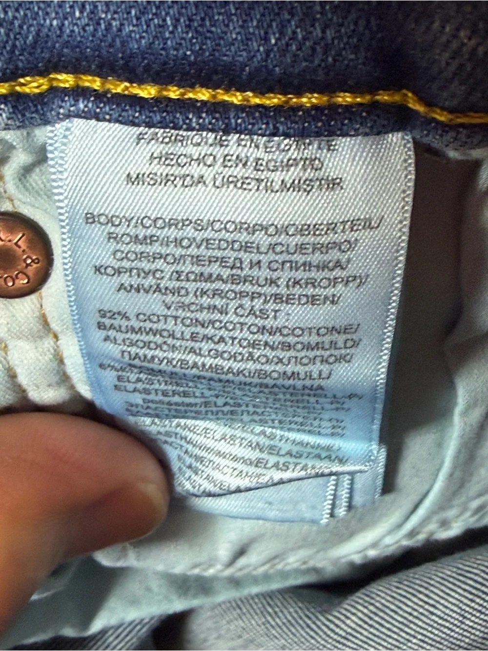 Ralph Lauren Kids Slim Straight Blue Jeans‎